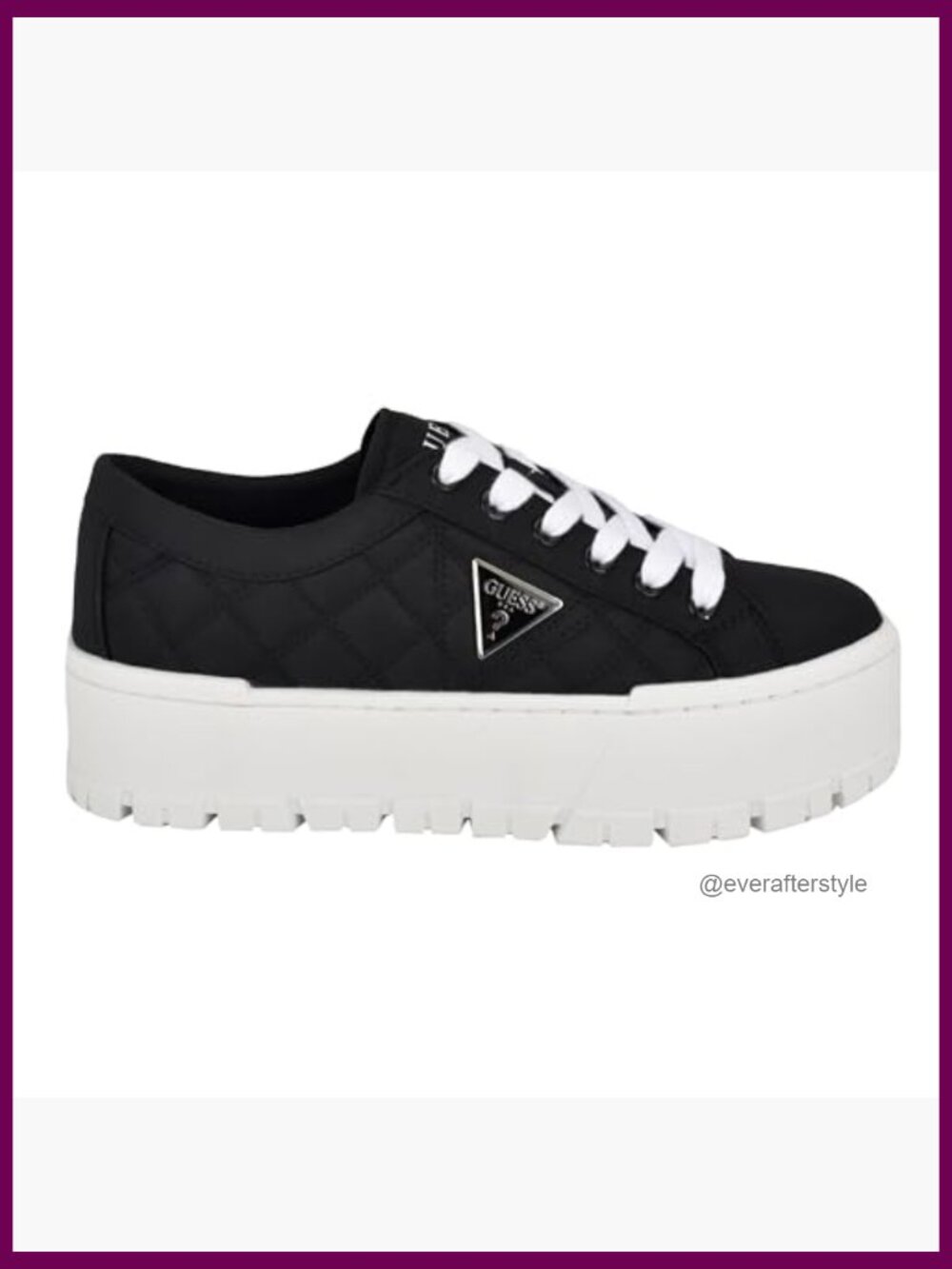 Chunky Platform Lace-Up Sneakers - Picture 6 of 7